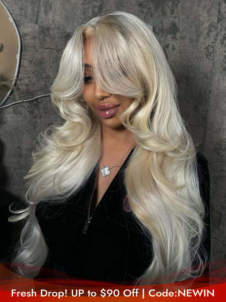 Curtain Bangs Glueless Lace Hair Wig