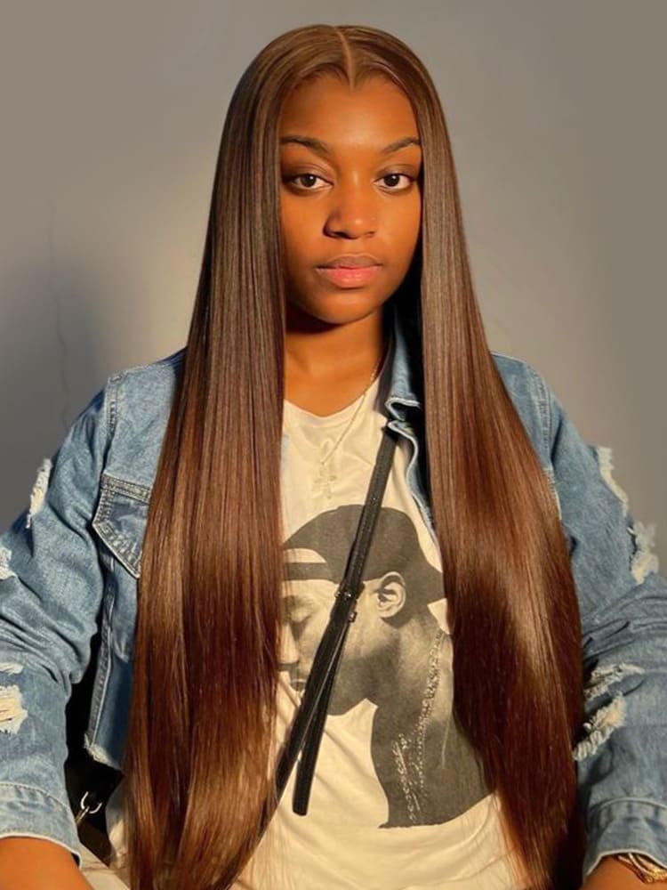silky straight lace frontal wig