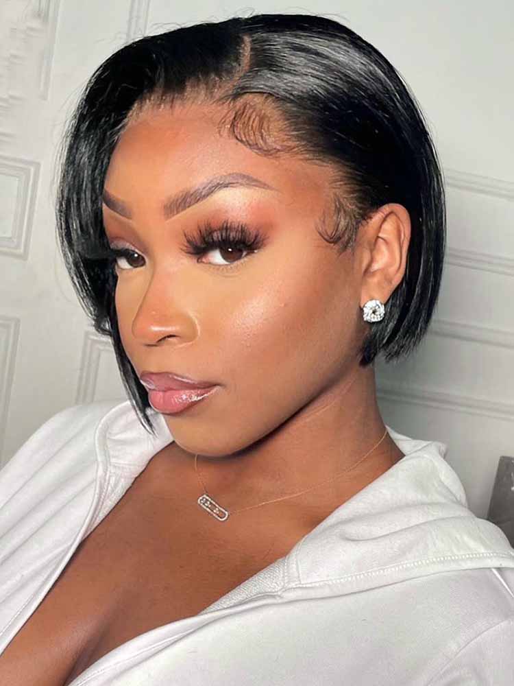 Pixie Cut Straight Lace Wigs
