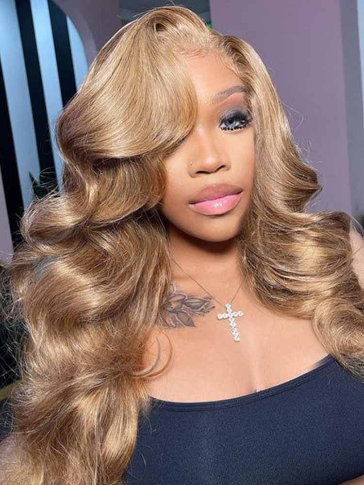 Honey Blonde 13x6 Lace Frontal Hair Wig 