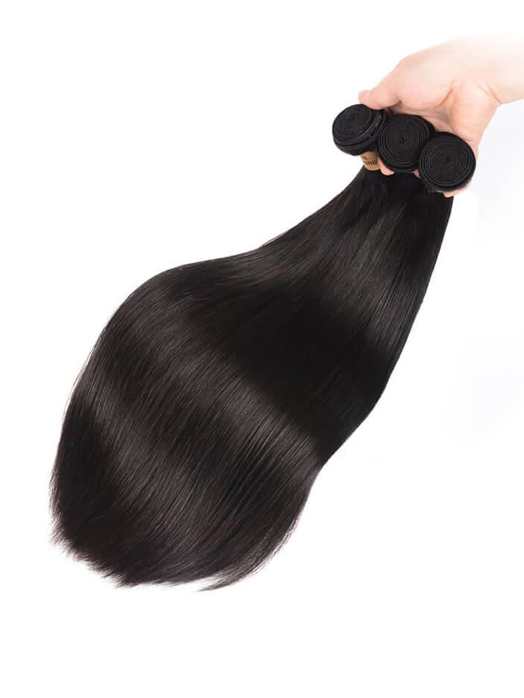 Straight Human Hair 3 Bundles