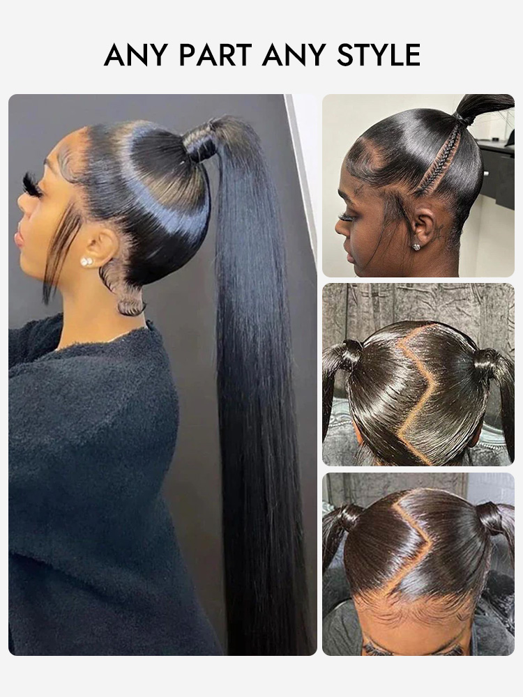 Sleek Straight HD Full Lace Wigs