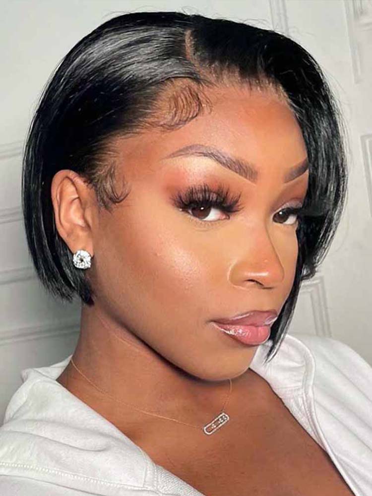  Human Hair Lace Wigs Side Part 