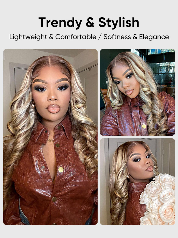 Blonde And Dark Brown Highlight Hair