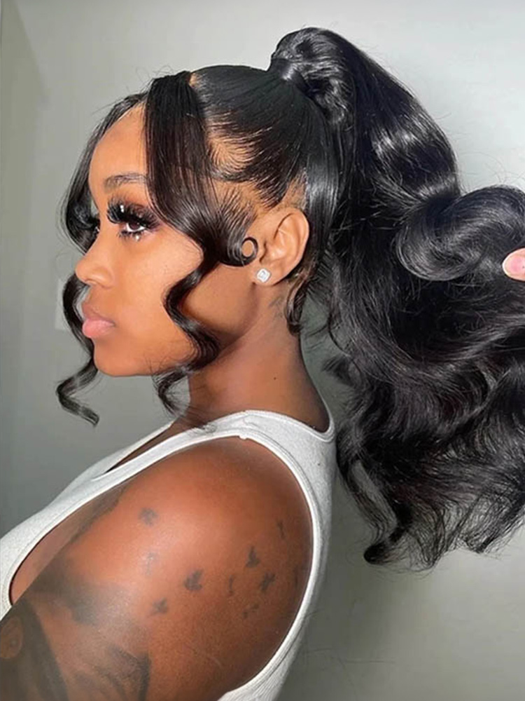 High Ponytail Extension Human Hair
