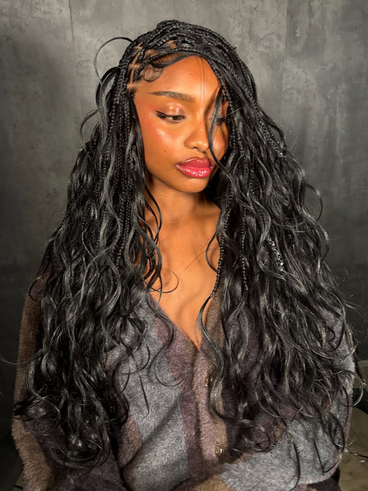 Body Wave Feather Crochet Hair