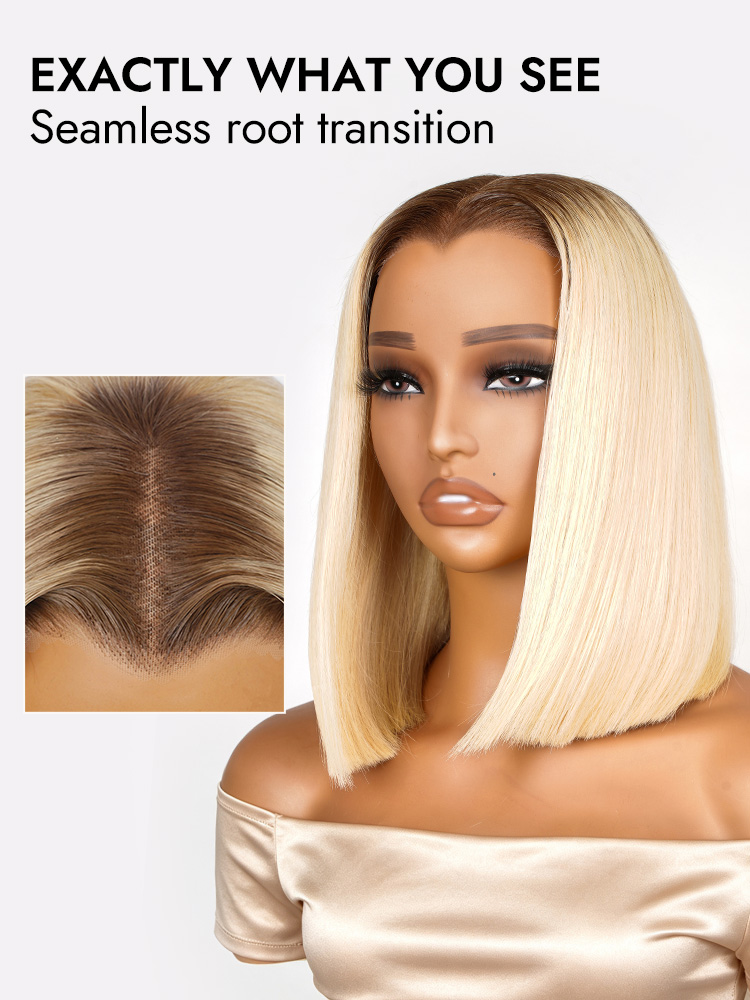 Ombre Blonde Bob Wig