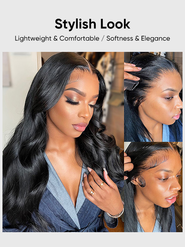 body wave lace front wig