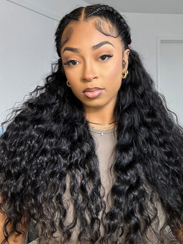 human hair braided wig