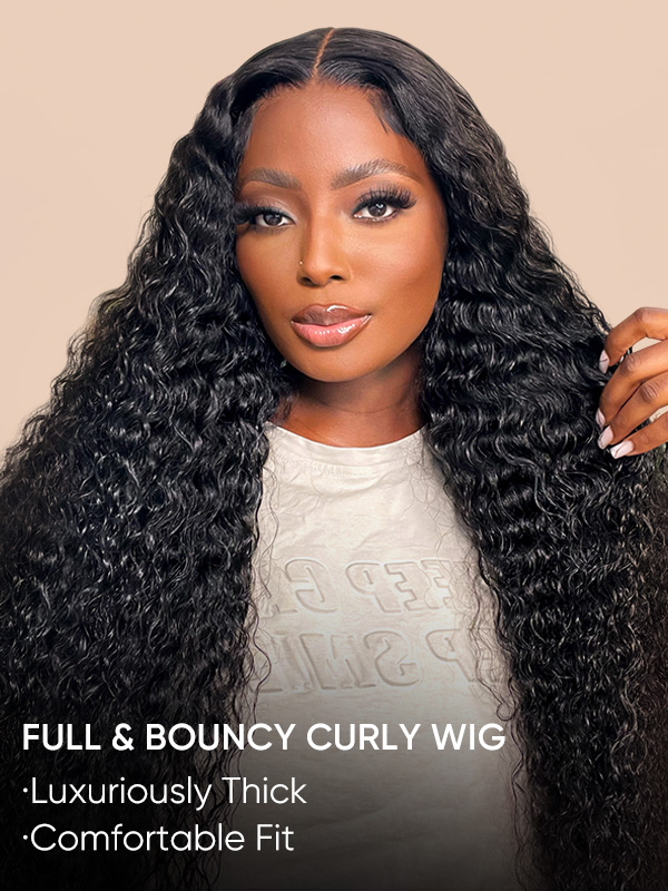 curly wigs with high density