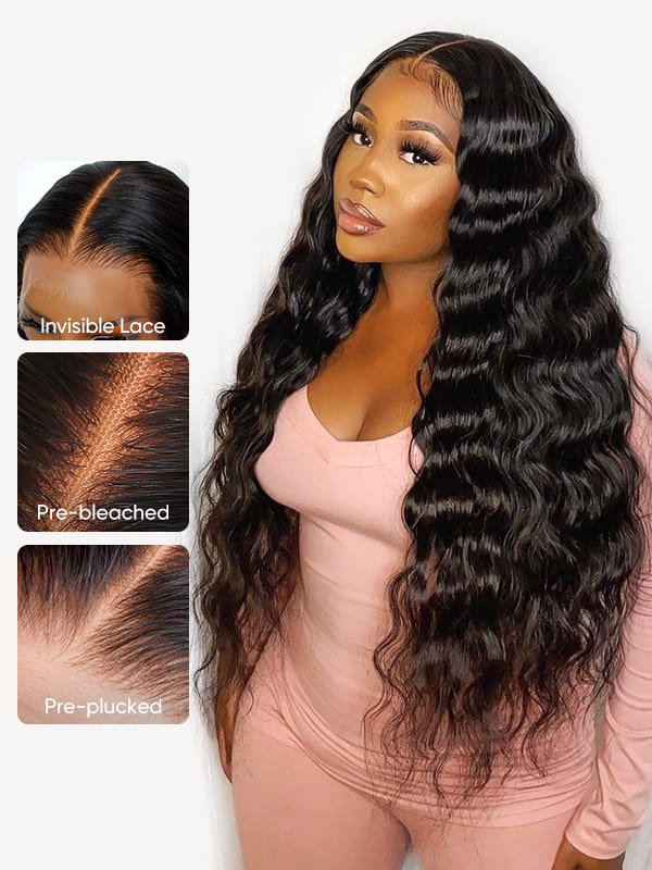crimped human hairl wigs
