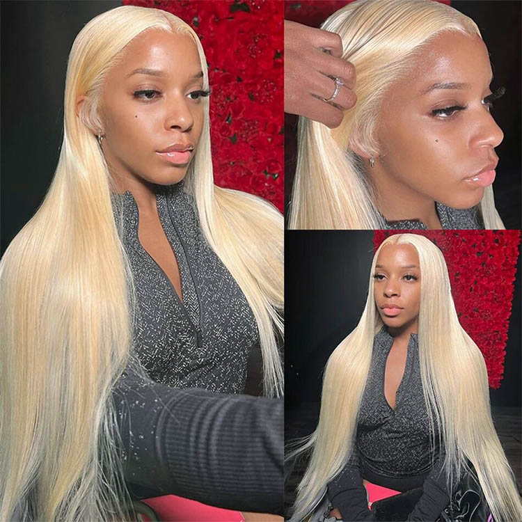 blonde straight wigs