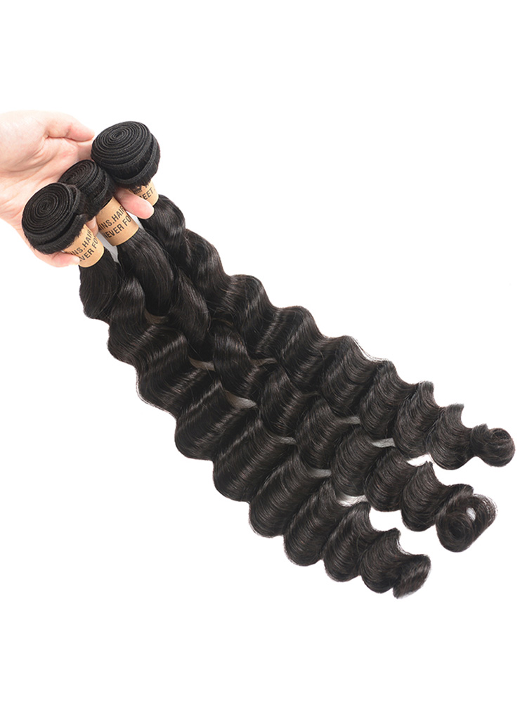 Loose Deep 3 Bundles Human Hair