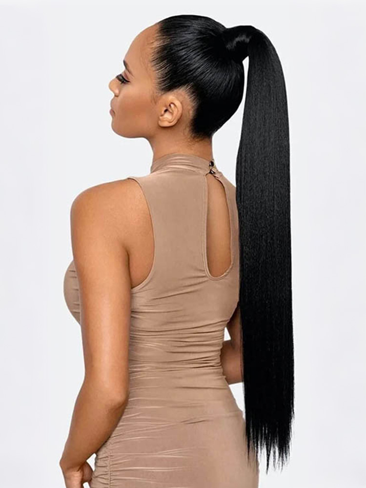 Long Straight Ponytail Extension