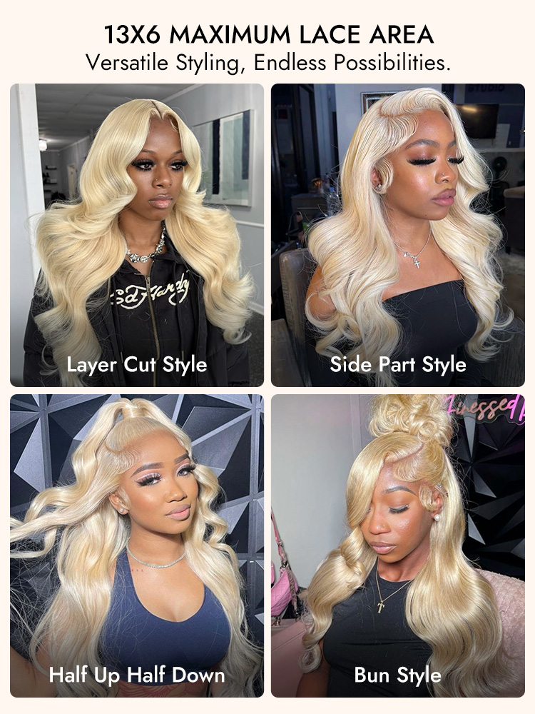 Blonde Body Wave Human Hair Wigs