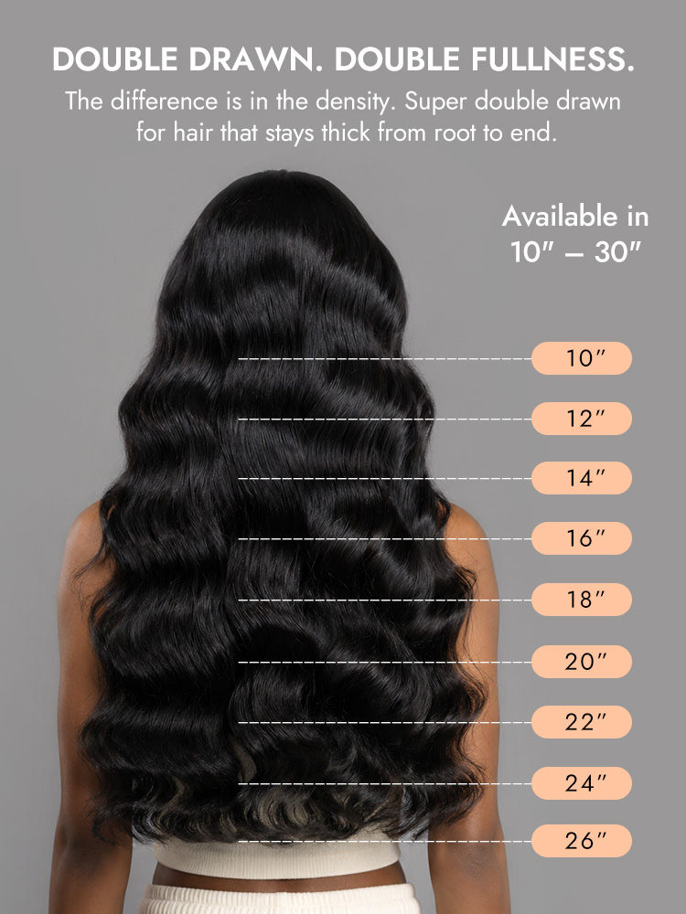 Body Wave Super Double Drawn Hair