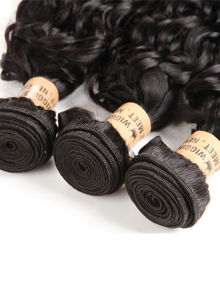 Water Wave Double Weft Hair Bundles 