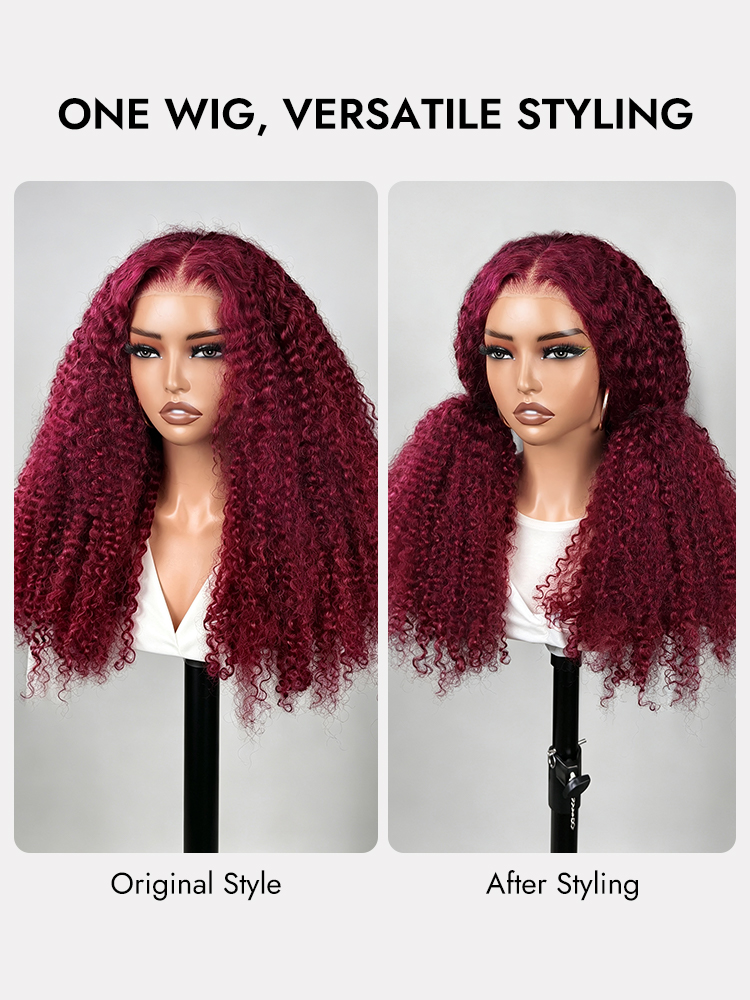 99J Pixie Curly Hair Wigs Human Hair