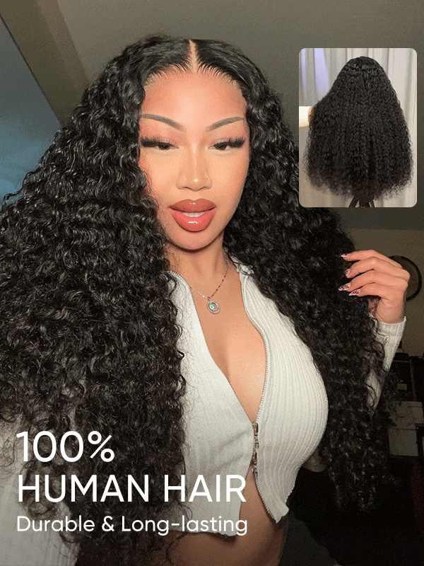full deep curly lace wig
