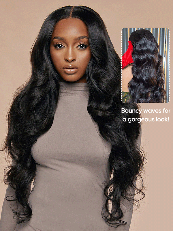 body wave lace front wigs