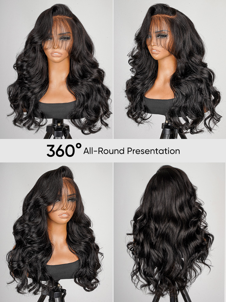 bouncy layered curls wig