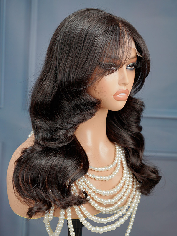 Curtain Bangs Wavy Hair