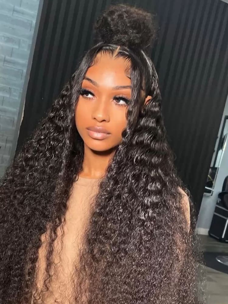 Lagos Hairline Wig With Bun