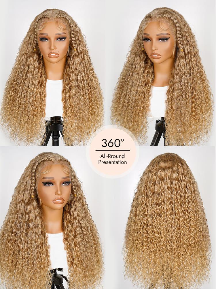 Honey Blonde Wig With Braids
