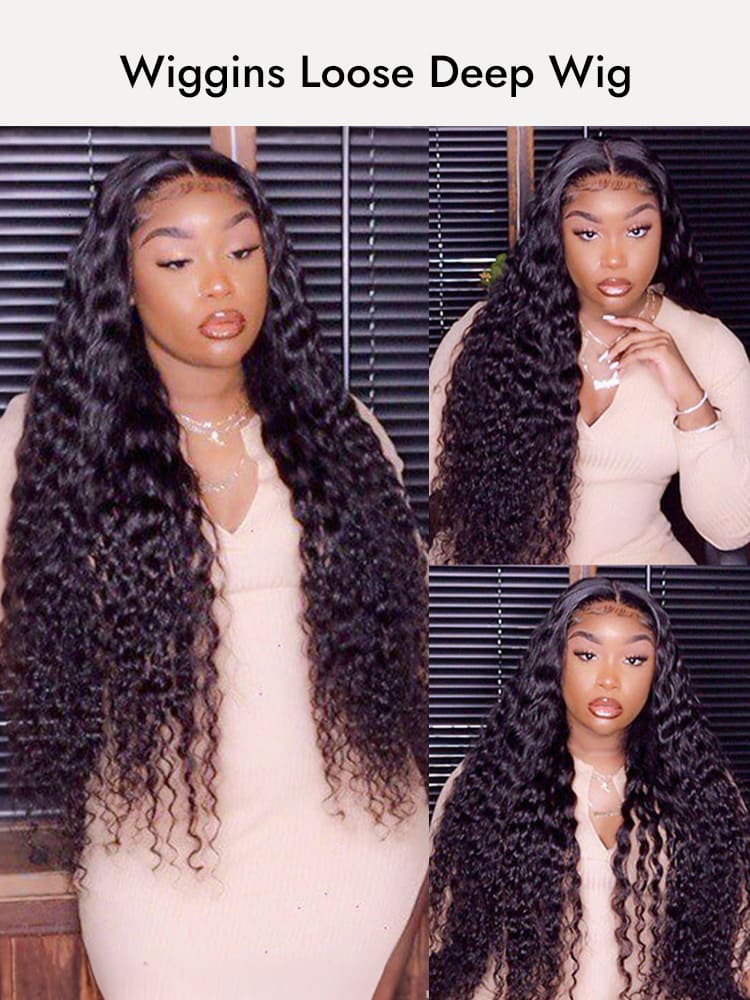 loose deep wave Closure Wig