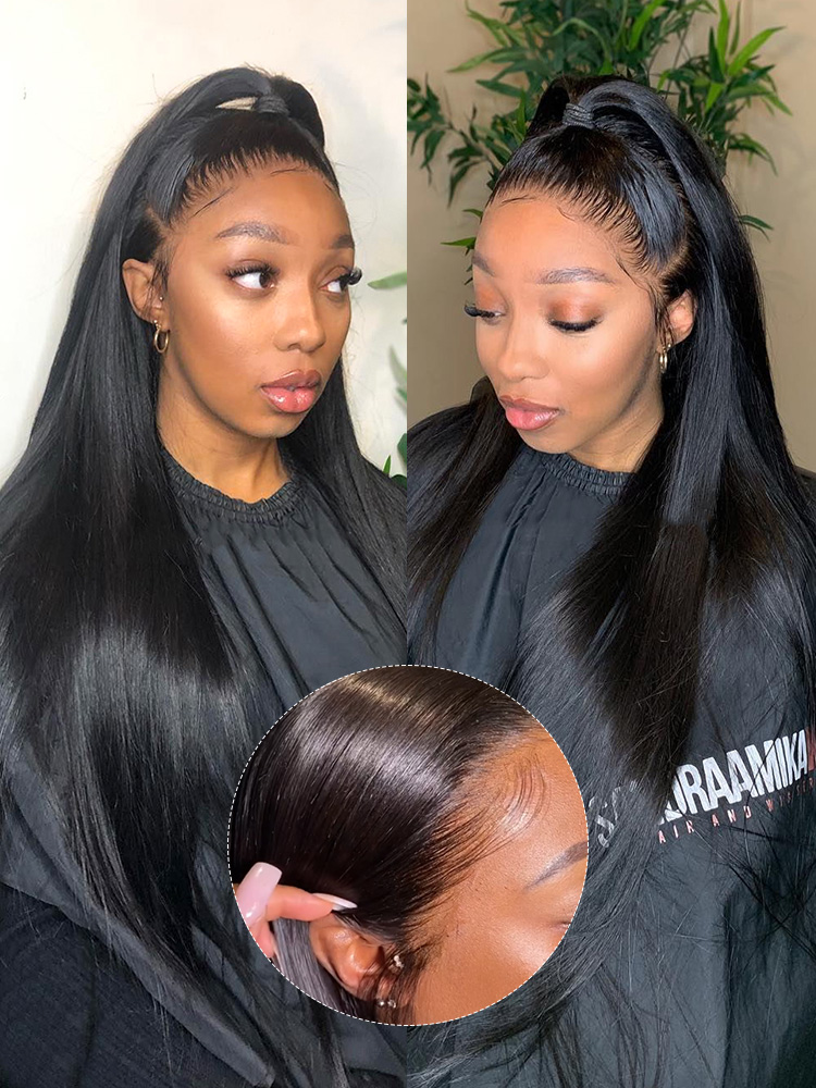Long Straight 13*4 Lace Front Wigs