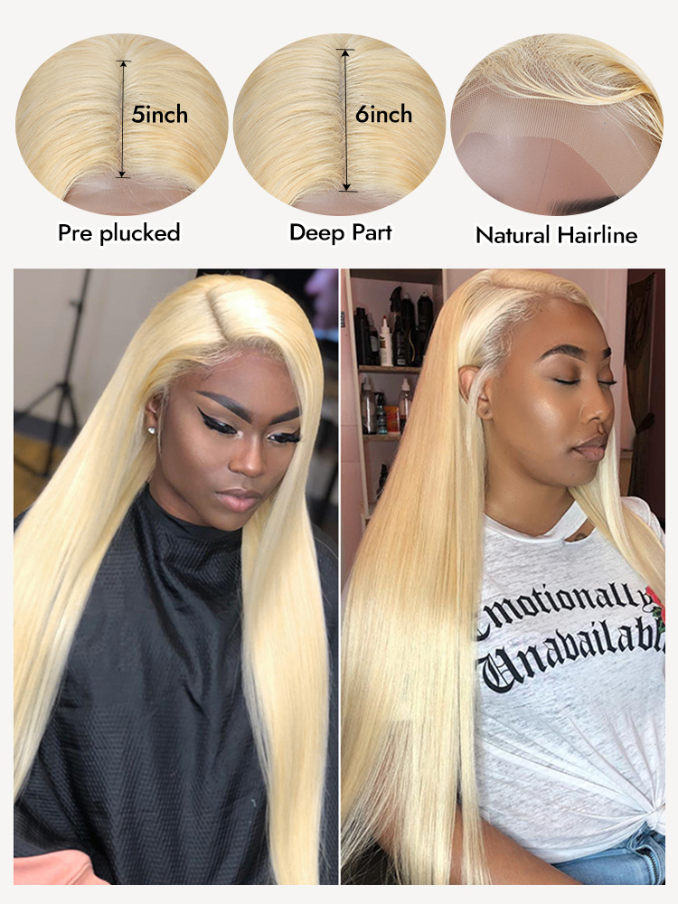 613 Straight Human Hair Wig