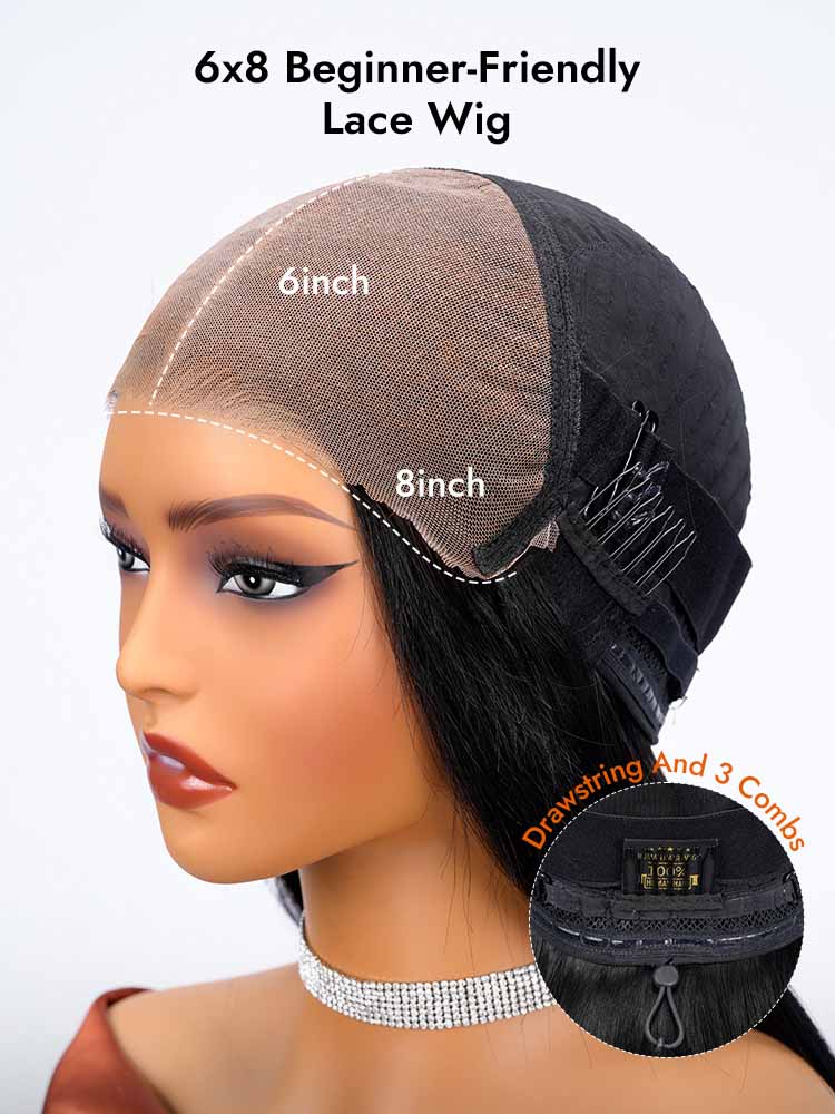 6x8 Ready To Wear Highlight color wigs