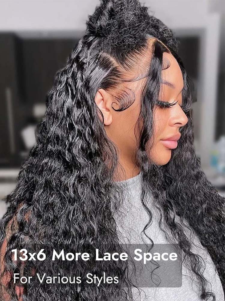  Raw Human Hair Loose Deep HD Lace Wig
