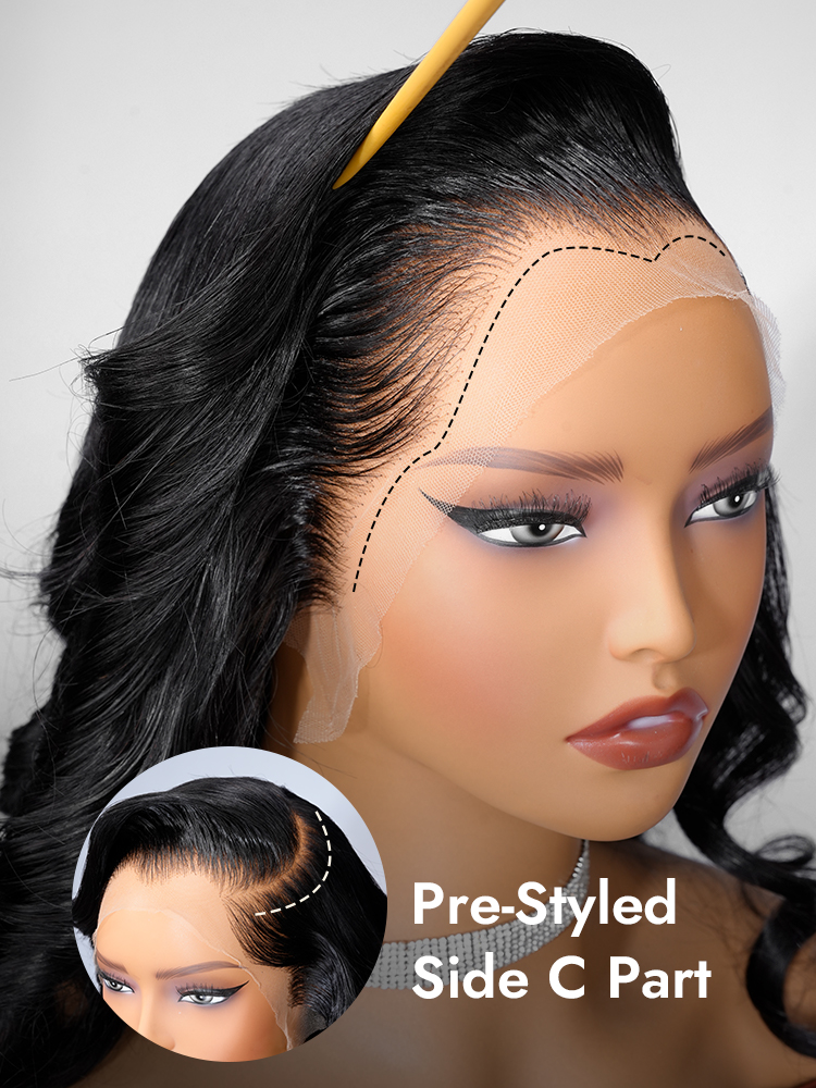 Lagos Hairline C Part Lace Wigs