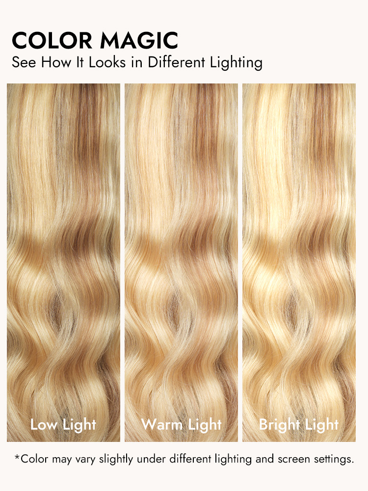 Blonde With Brown Highlights 13x4 Wig