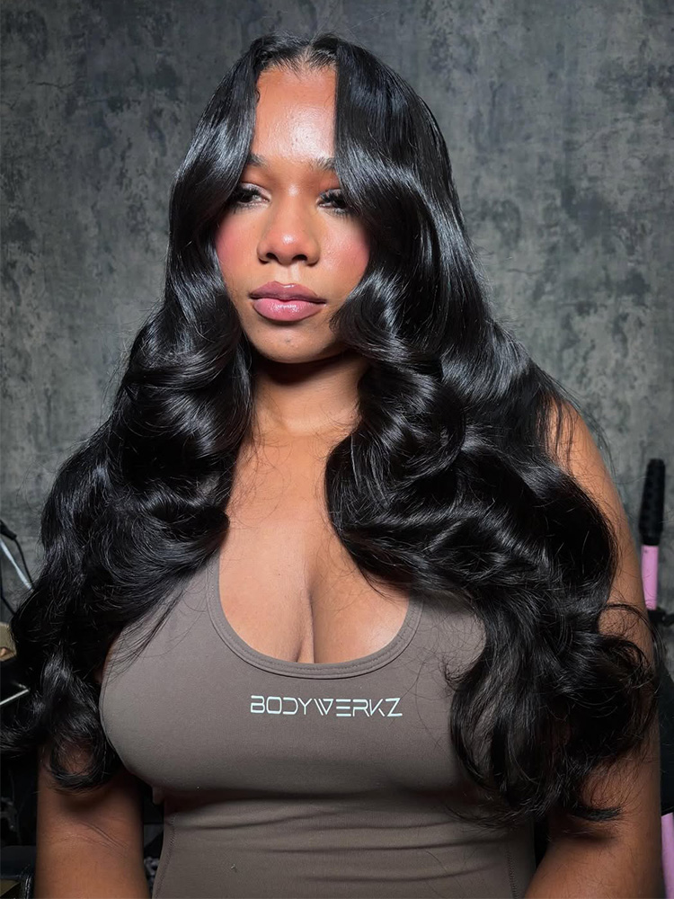 Super Double Drawn Human Hair Weaves