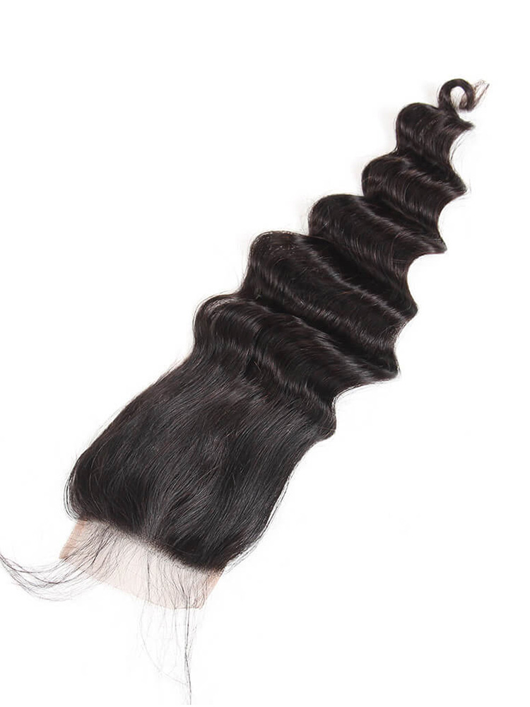 Loose Deep 5x5 Lace Closure Human Hair