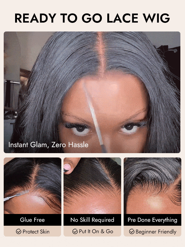 Body Wave Glueless Wig  Pre Plucked