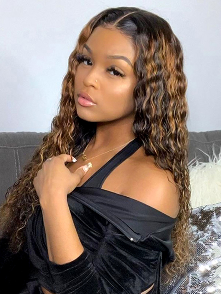 Highlight Deep Wave Human Hair Wigs