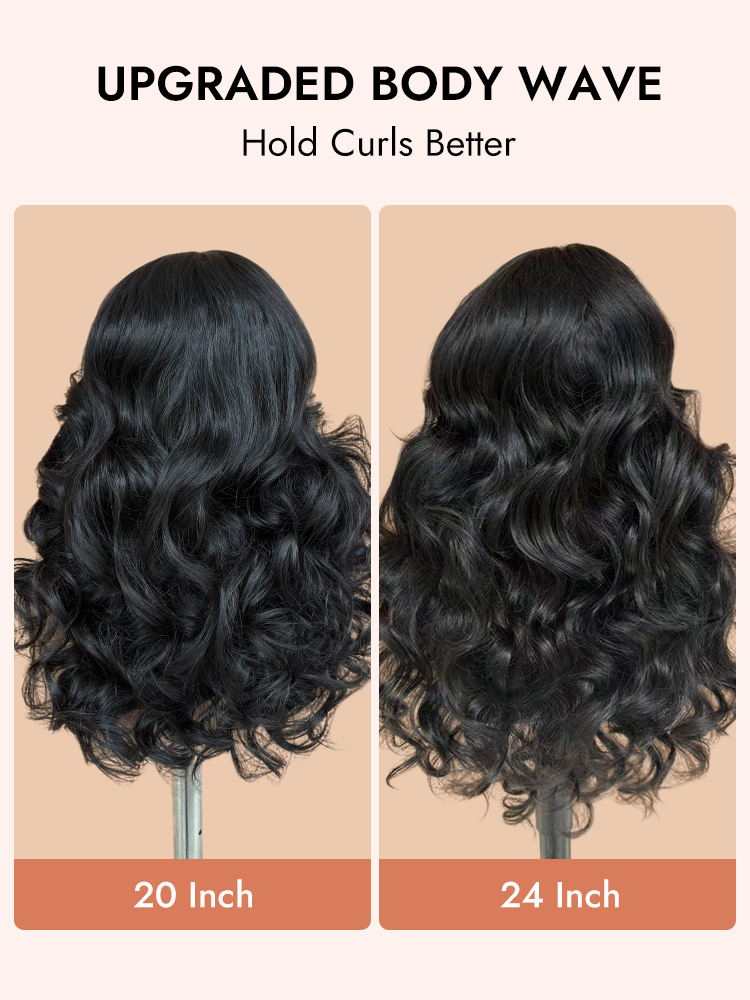 Layered Cut Body Wave 6x8 Lace Wig