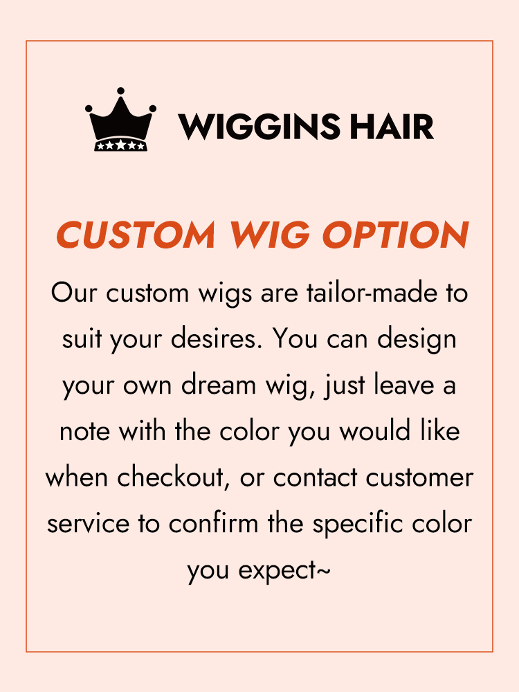 customized human hair wig