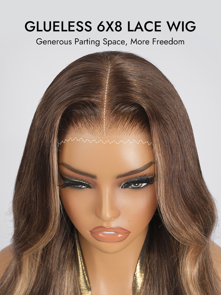Blonde Highlgiht 6x8 Lace Wig