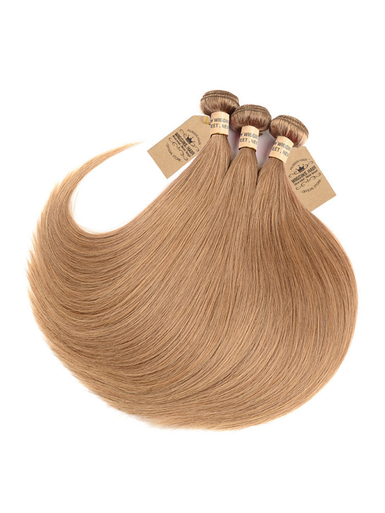 Honey Blonde Straight Human Hair Bundles