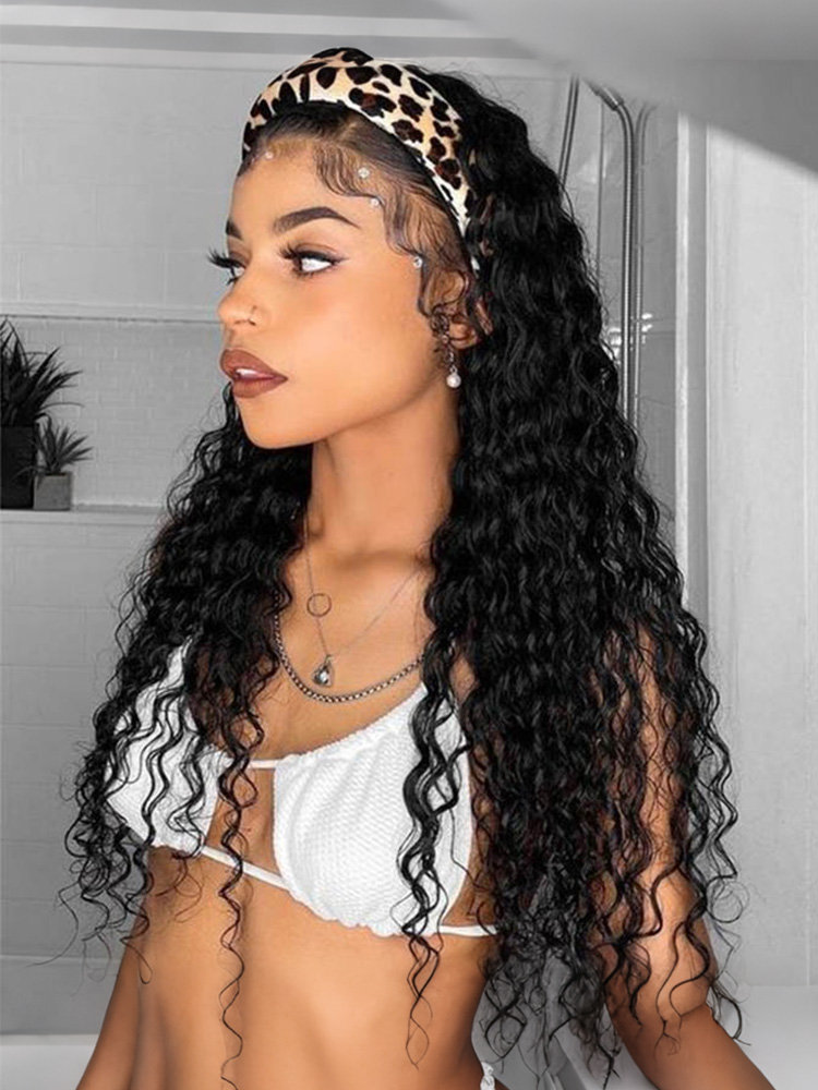 Human Hair Headband Wigs