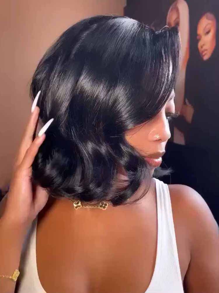 Human Hair Wigs Raw Hair 13x6 Lace Wig