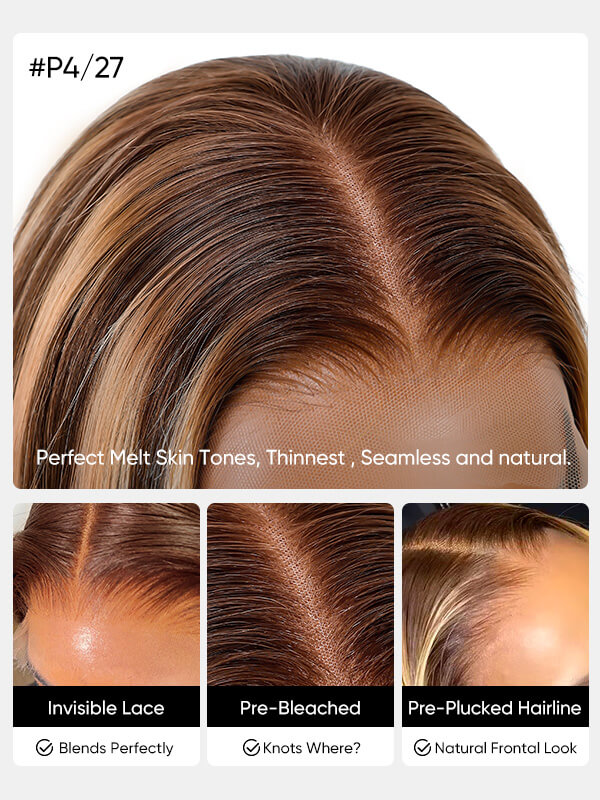 Internal structure of lace wig