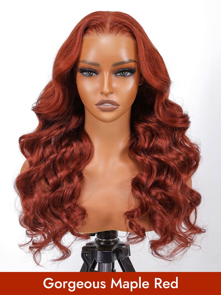 maple red wig