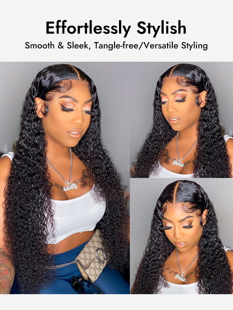 Bouncy Curly Wave Human Hair Wig