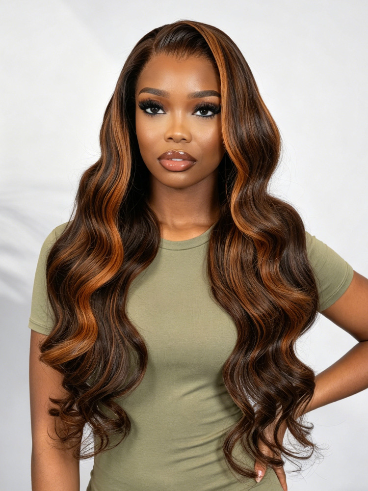 M Hairline Highlight HD Lace Wigs Human Hair