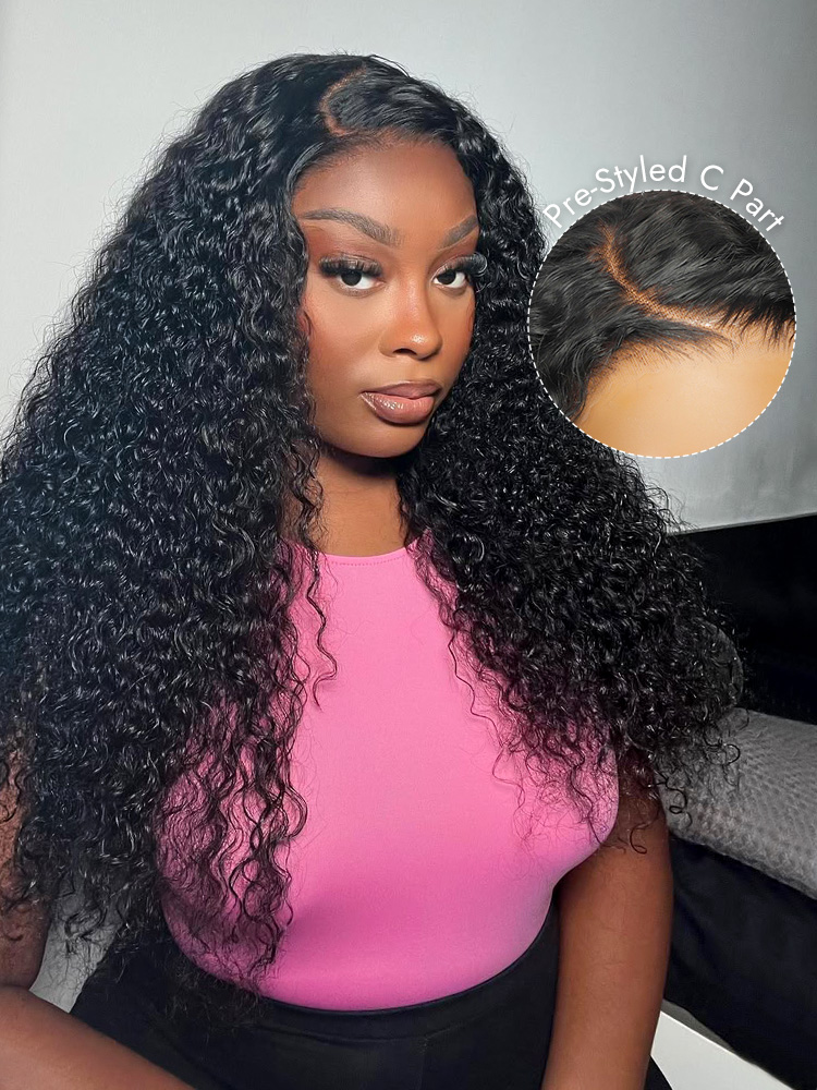 Side Part Curly 5x9 Ready To Go Wigs